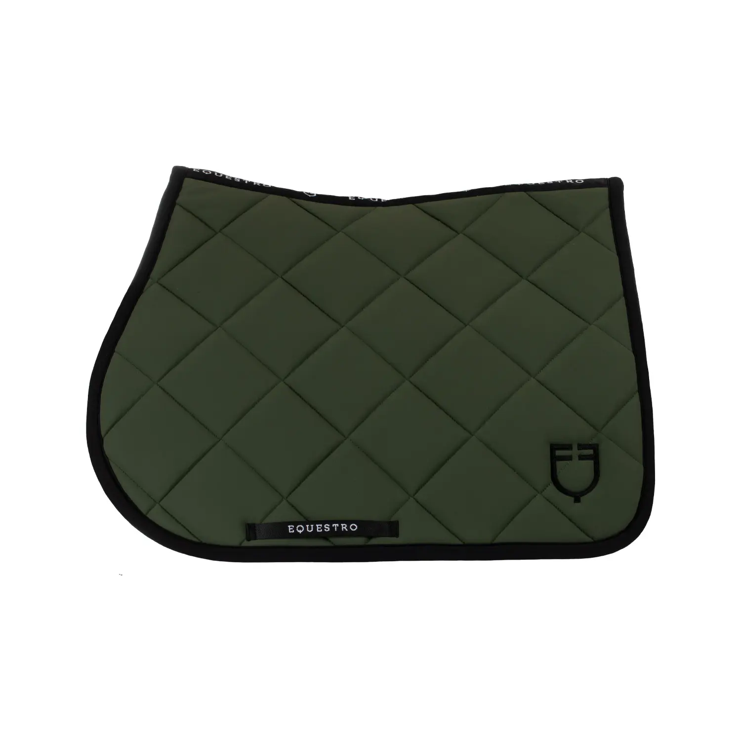 Tapis de selle de saut avec logo brodé pour cheval Equestro