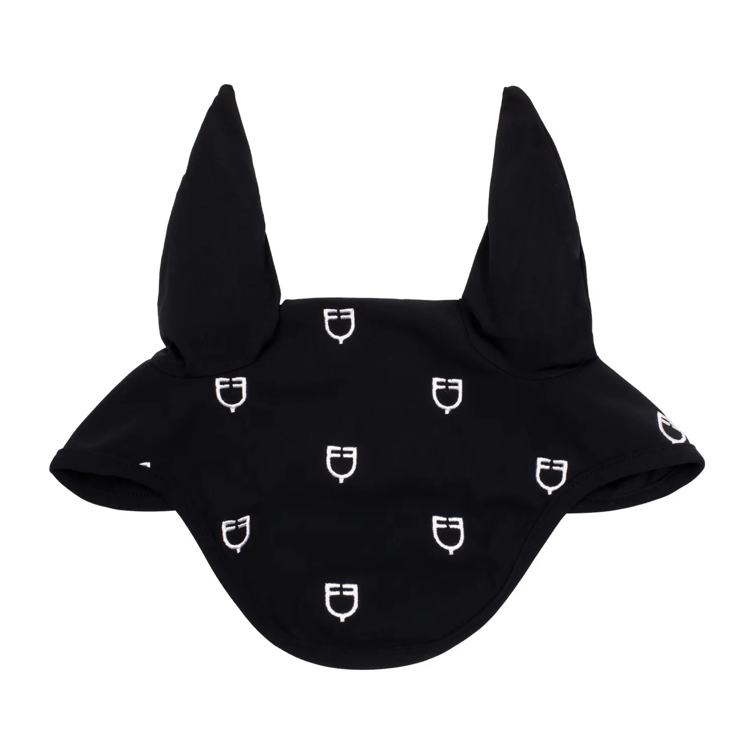 Equestro Noir Horse Fly Veil In Black Line Edition Technique