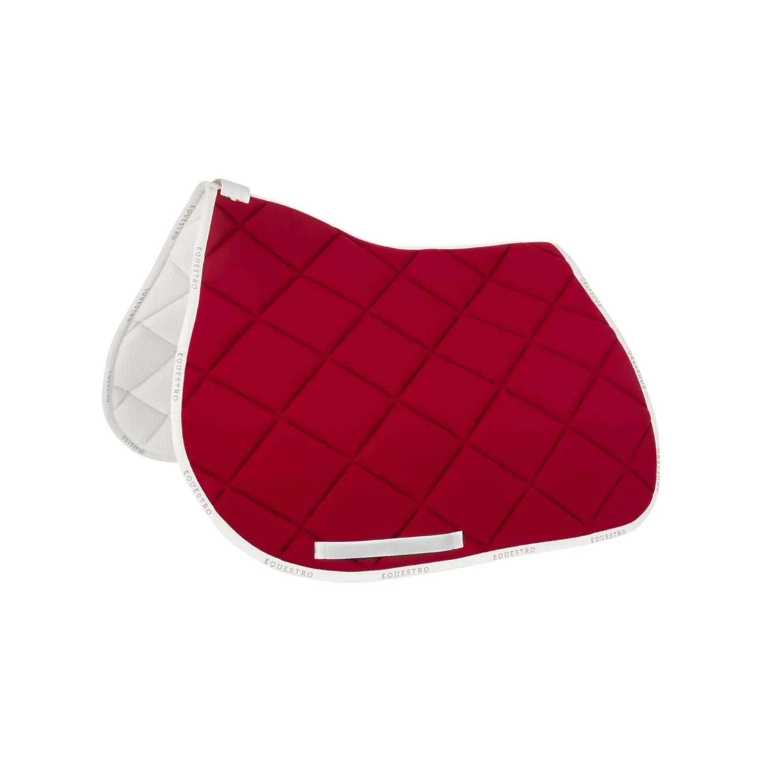 Equestro Blanc Breathable Technical Fabric Jumping Saddle Pad For Horses