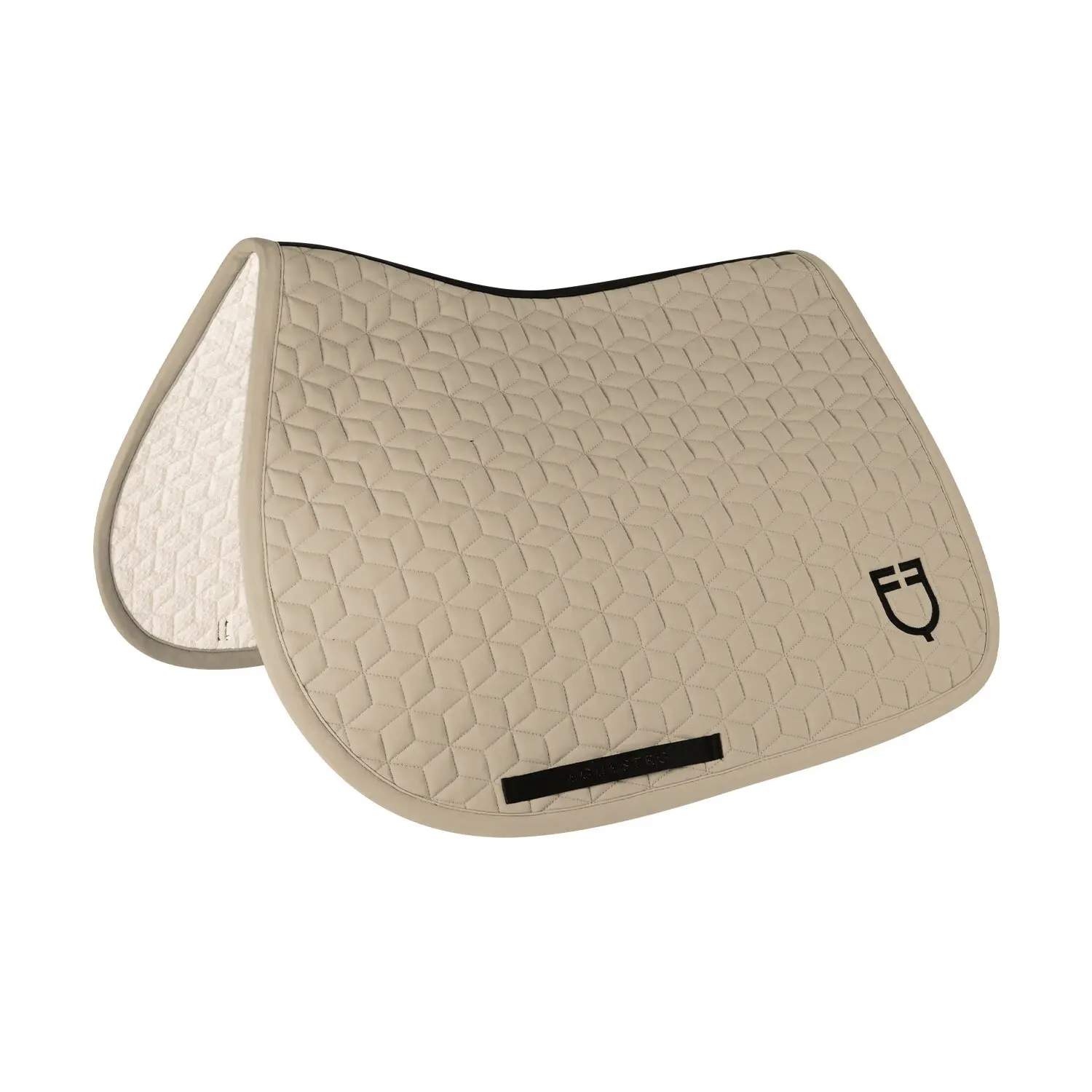 Equestro Beige Jumping Saddle Pad Cube