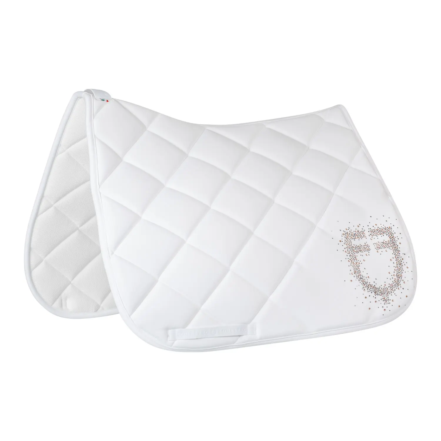 Equestro Blanc Dressage Saddle Pad For Horses