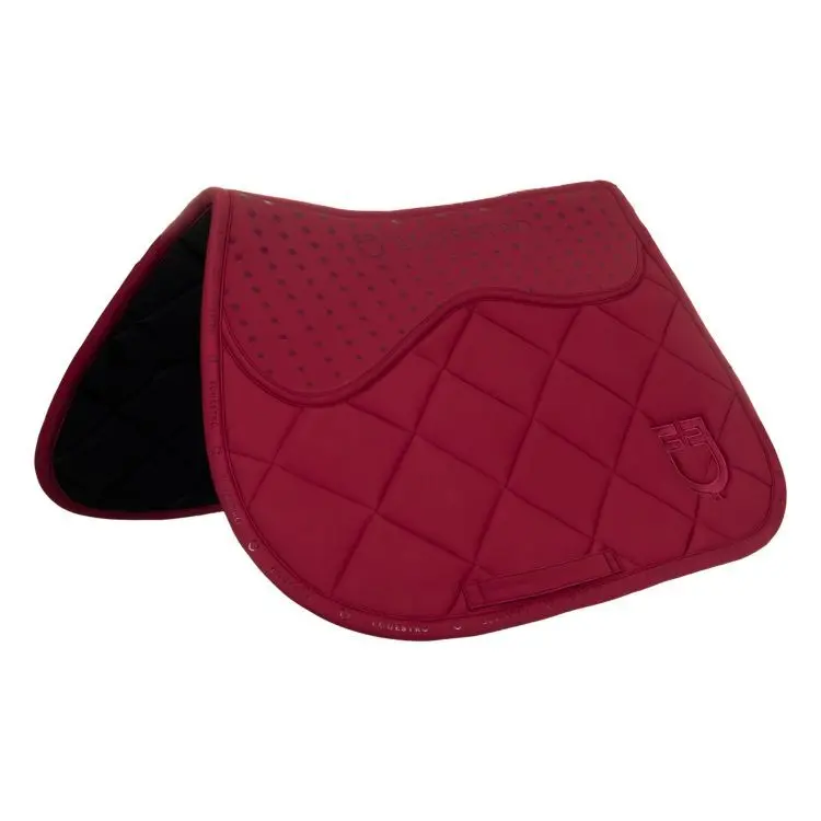 Equestro Rouge Jumping Saddle Pad Silica Plus