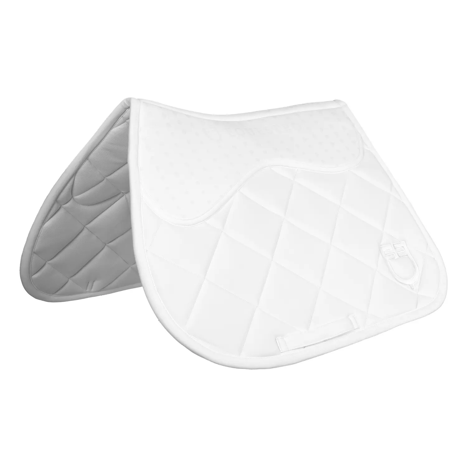 Equestro Blanc Jumping Saddle Pad Silica Plus