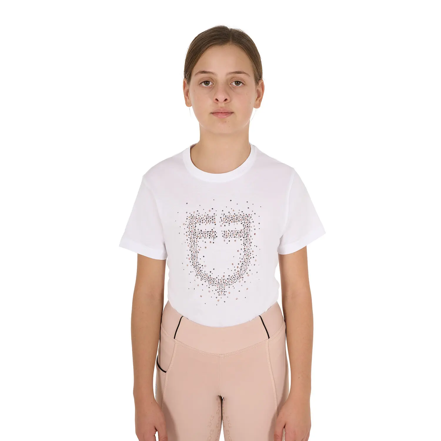Meilleurs prix pour T-shirt fille Equestro Pink Diamond