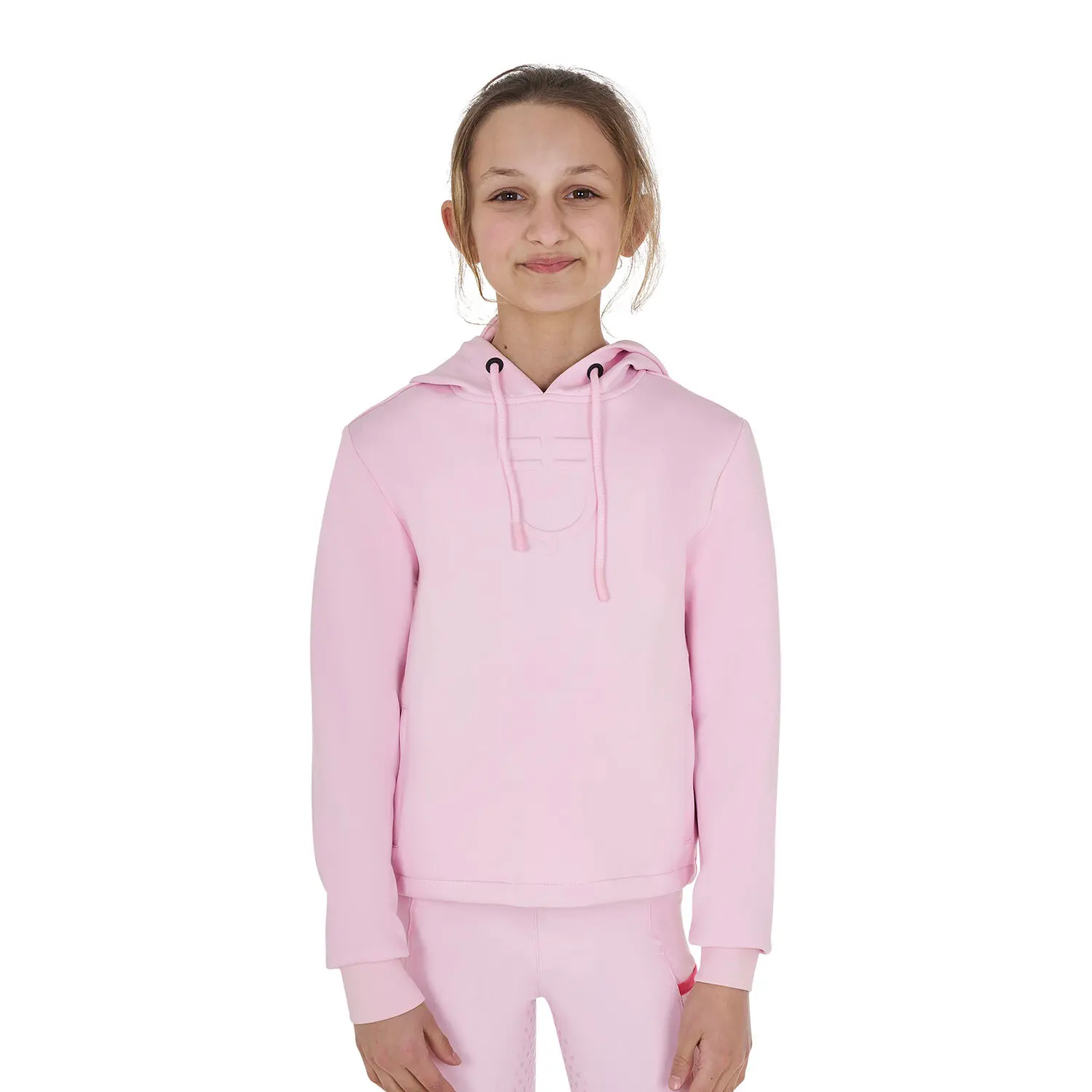Sweatshirt à capuche fille Equestro Cut Out