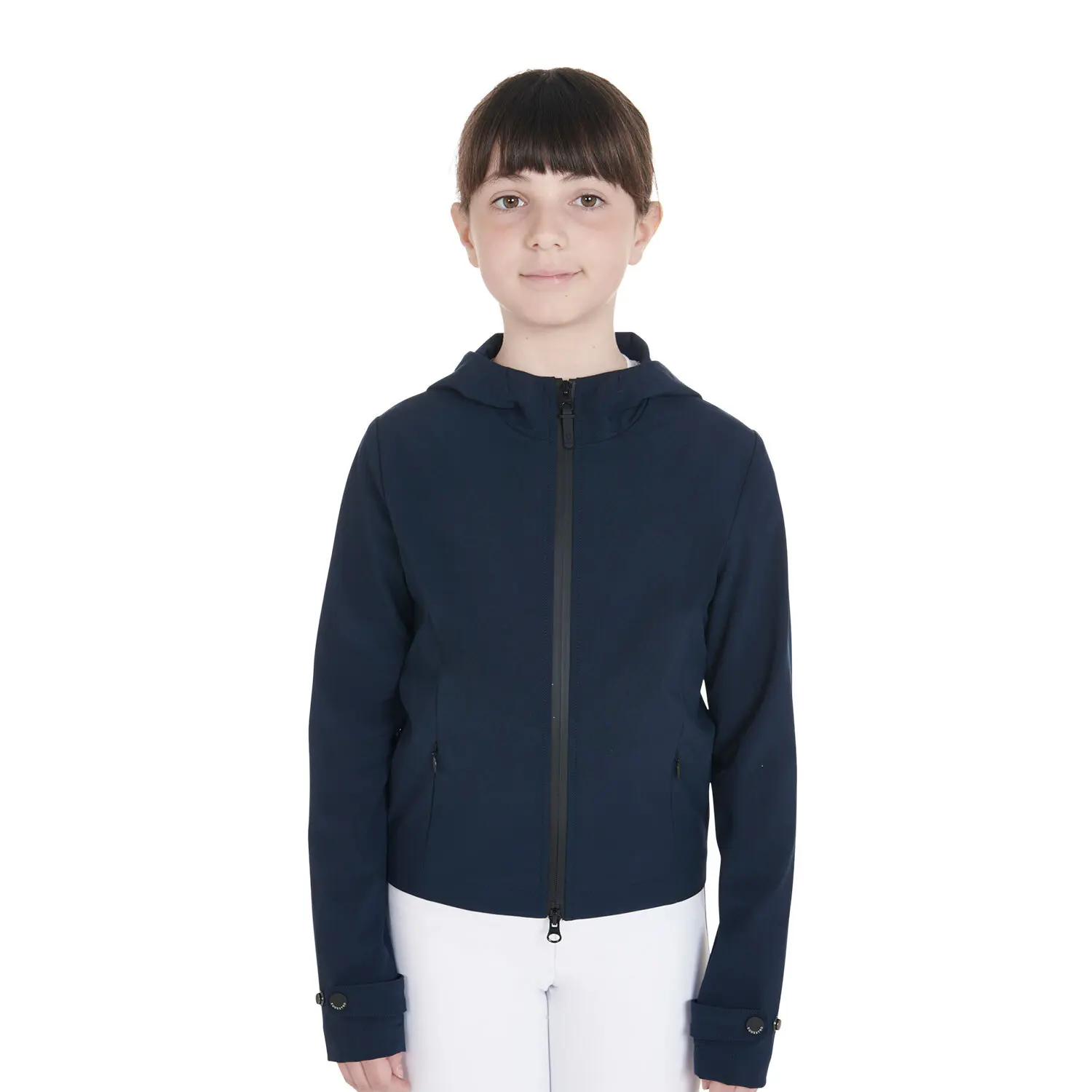 Equestro Girls Bleu Riding Jacket Softshell