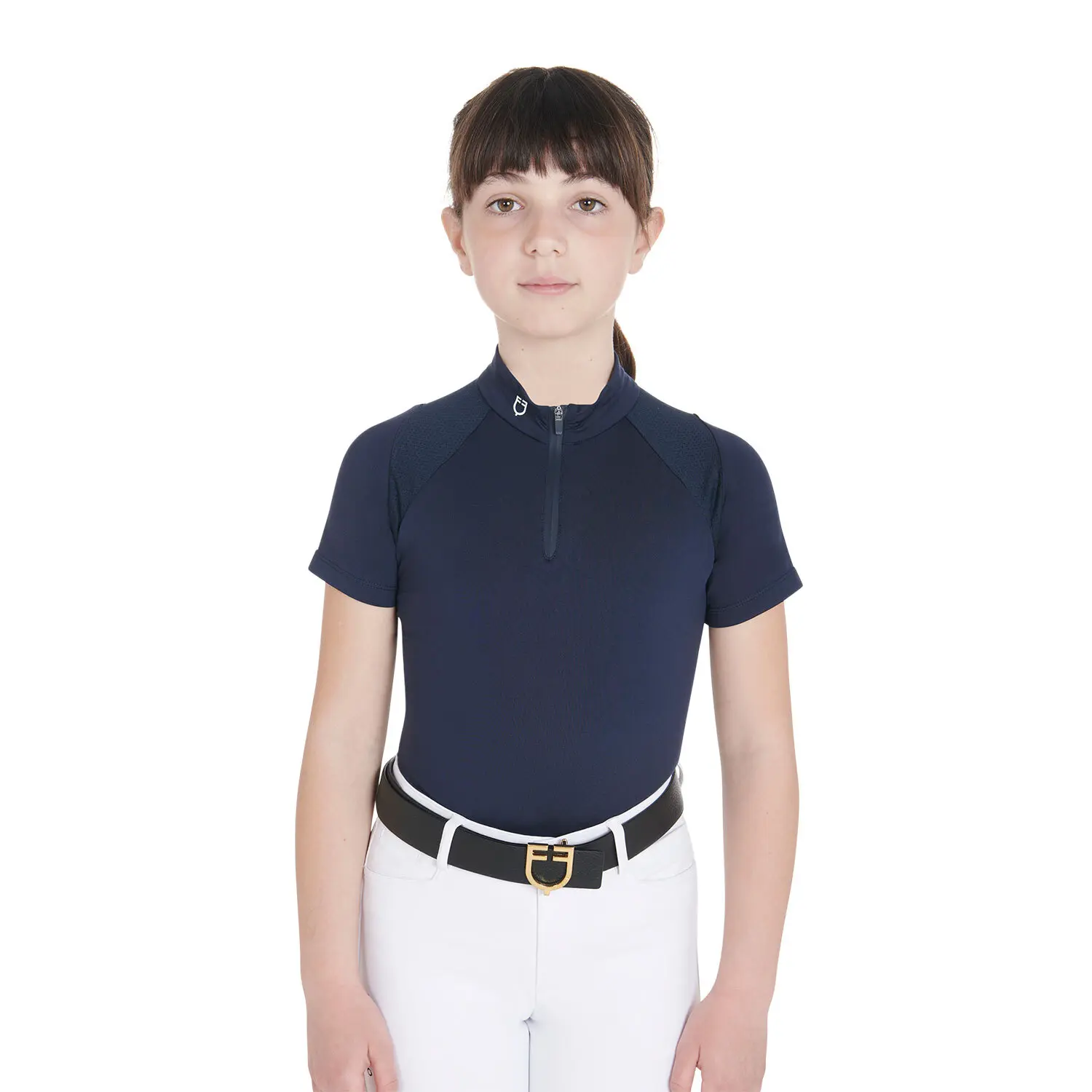 Equestro Girls Bleu 'S Training Riding Polo Technical