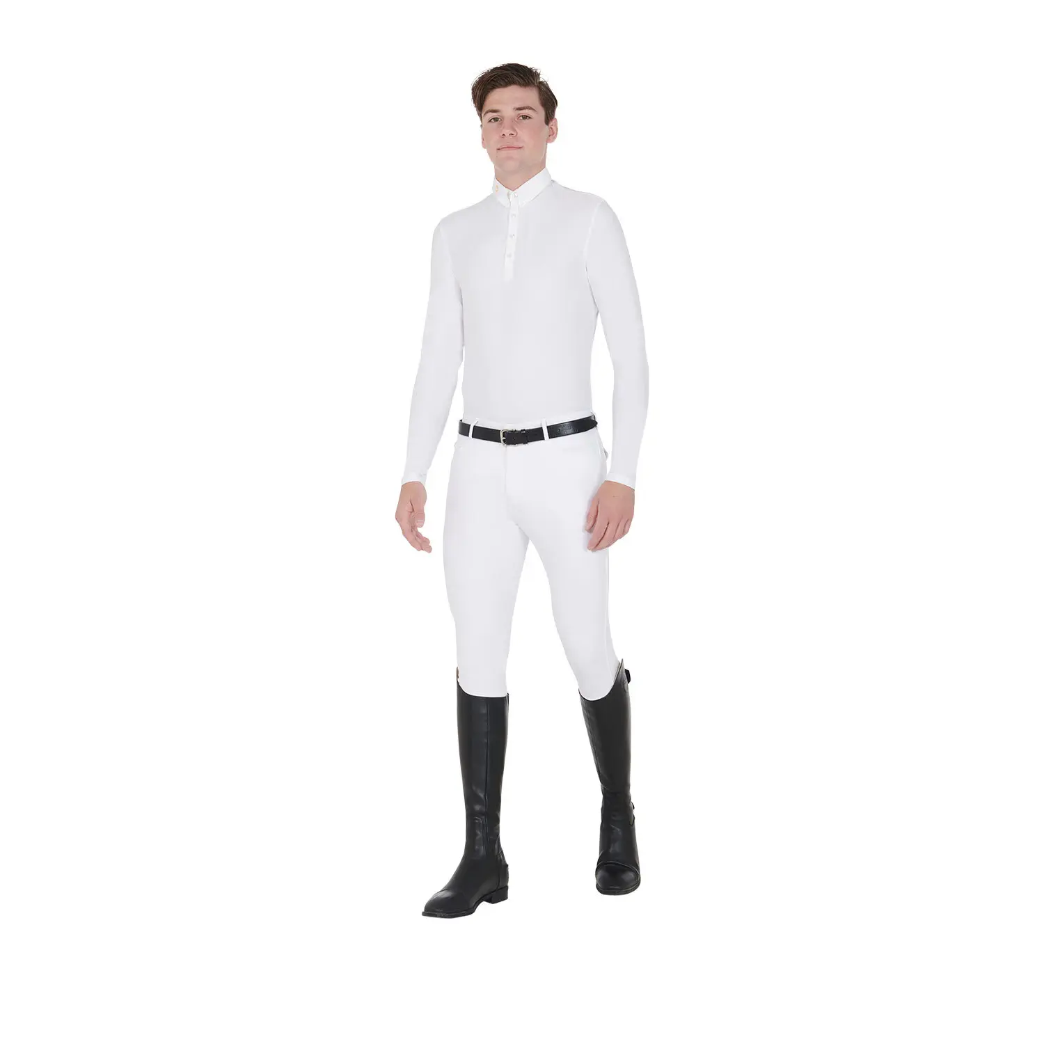 Comparer les prix de Polo d'équitation technique manches longues Equestro