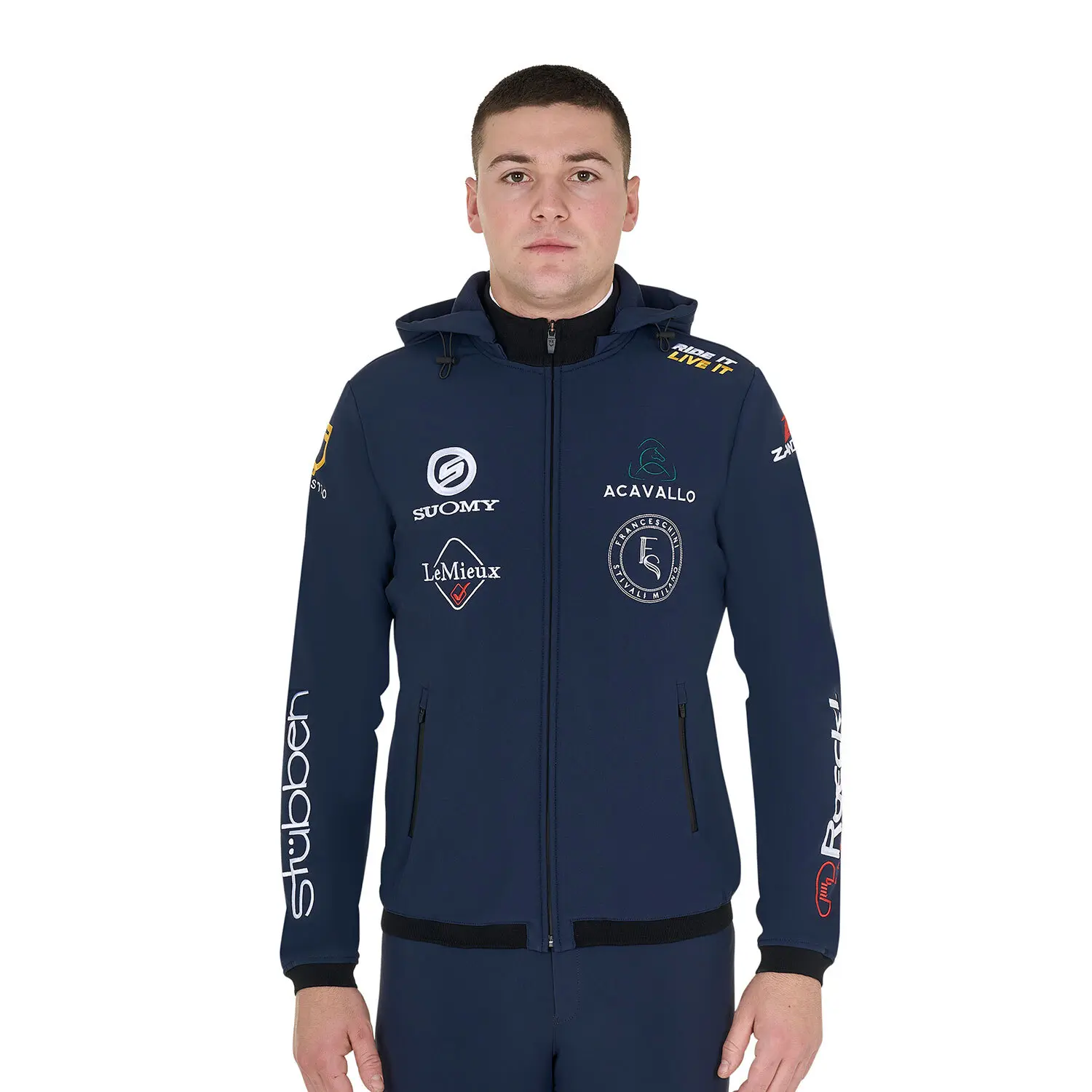Sweatshirt à capuche softshell Equestro