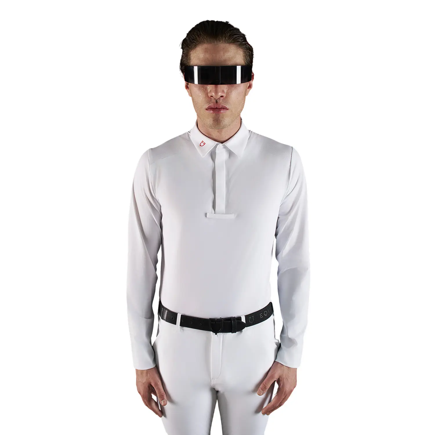 Comparer les prix de Polo de concours manches longues Equestro Ridertechnology