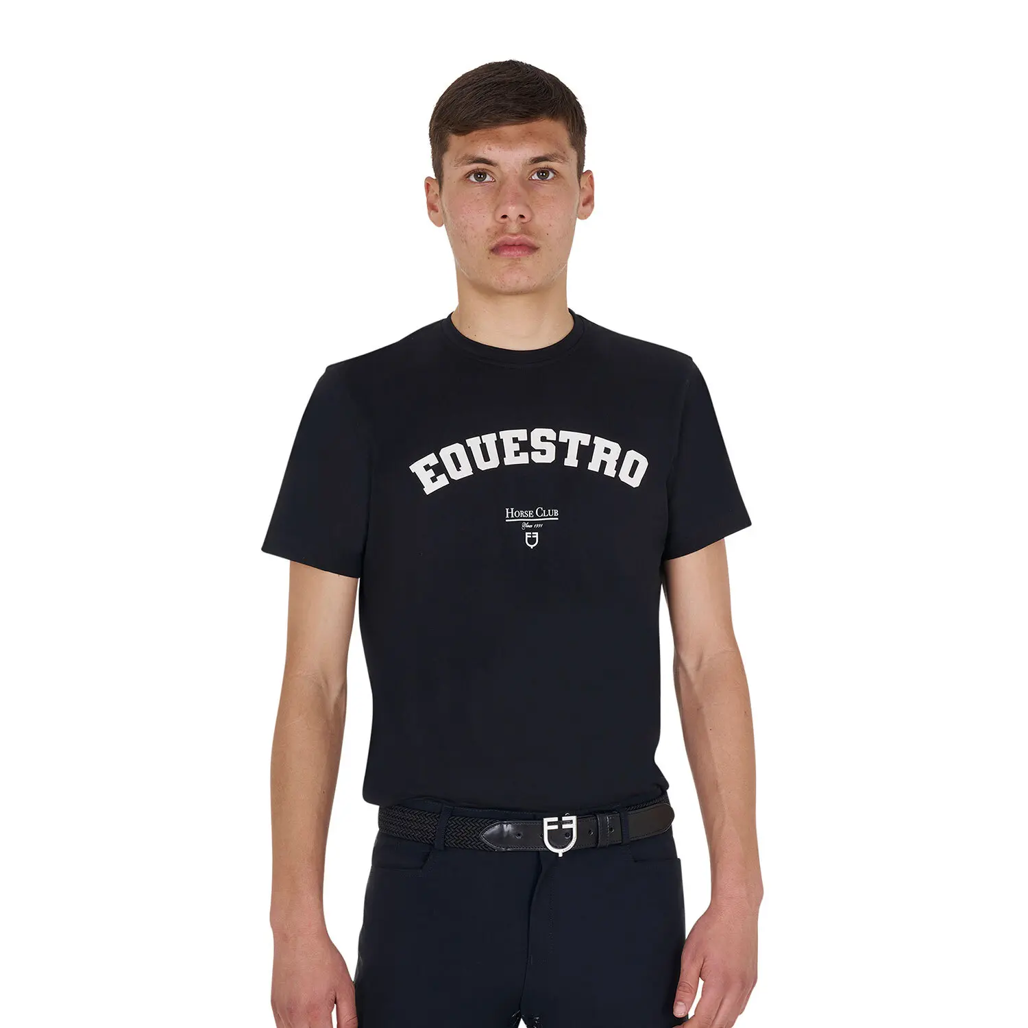 Meilleurs prix pour T-shirt coton Equestro Horse Club