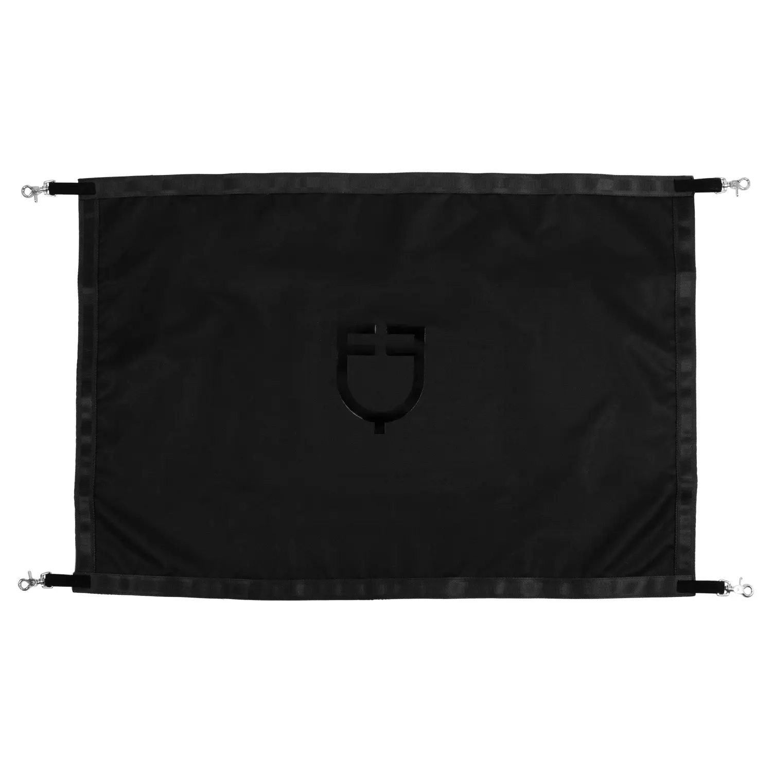 Rideau de box stable avec logo en silicone Equestro