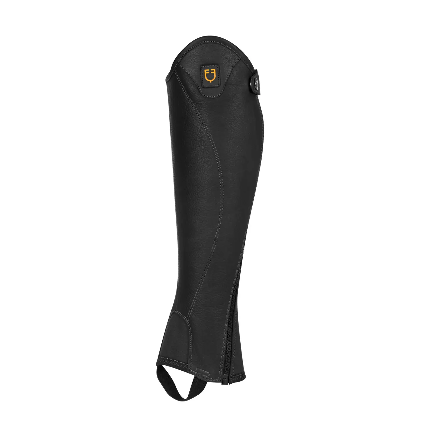 Mini-chaps en cuir souple avec zip latéral Equestro