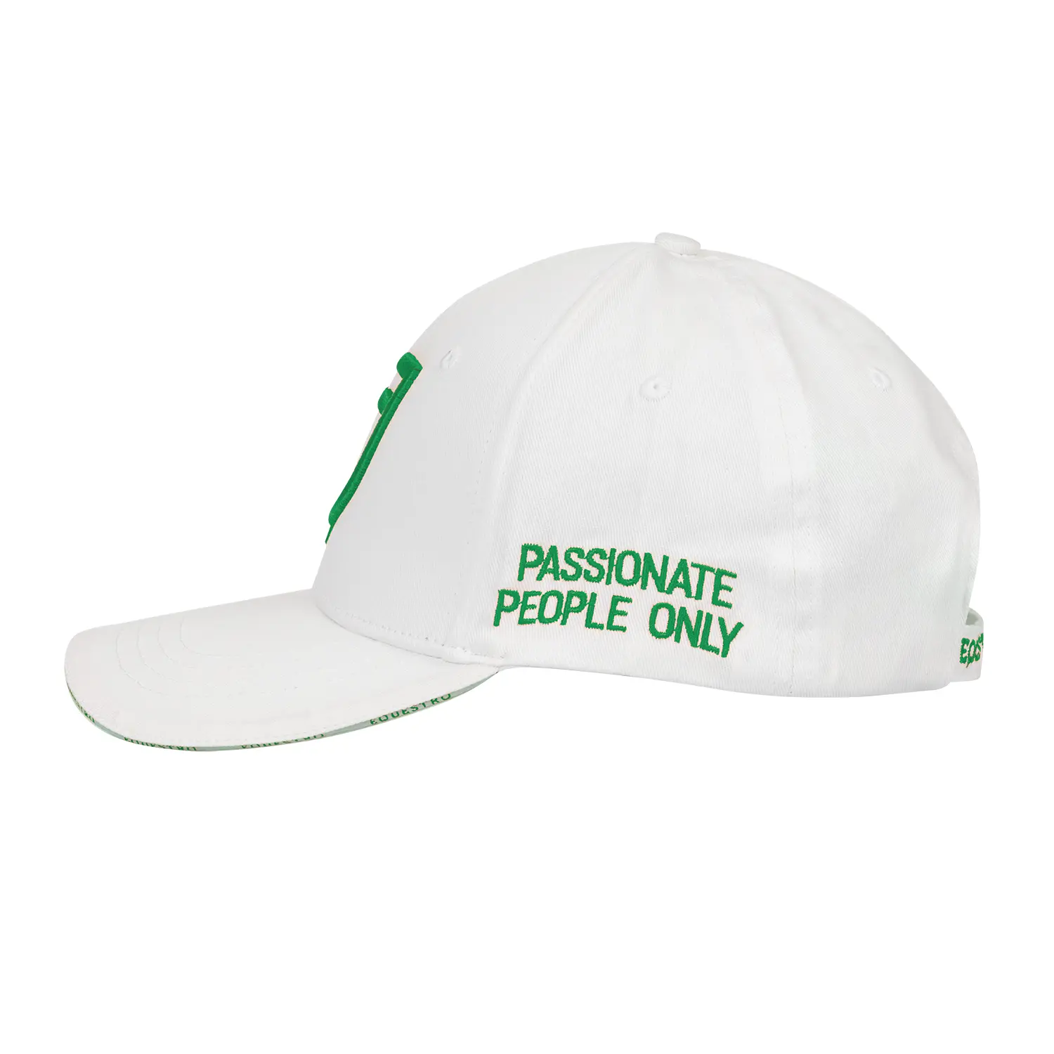 Equestro Unisex Blanc Baseball Cap