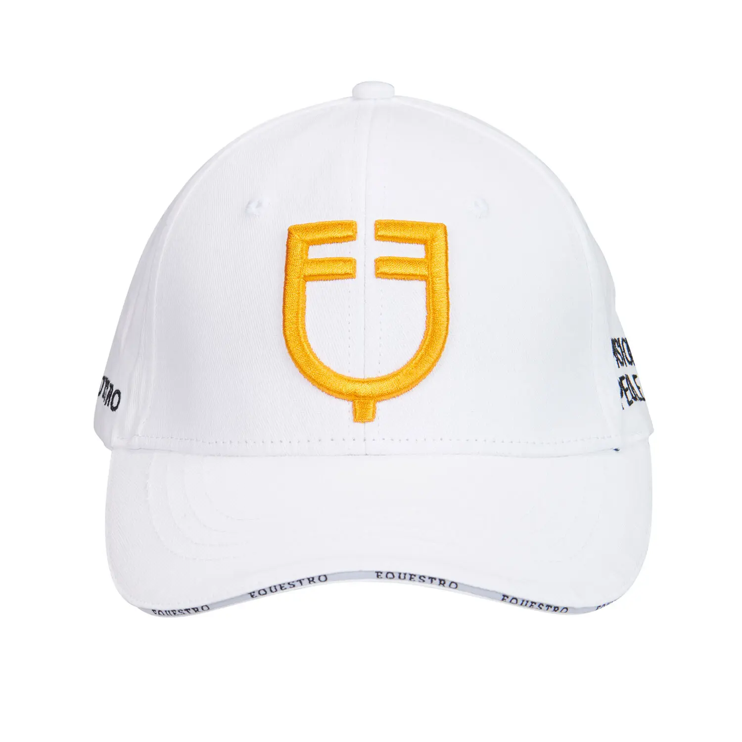 Equestro Unisex Blanc Baseball Cap
