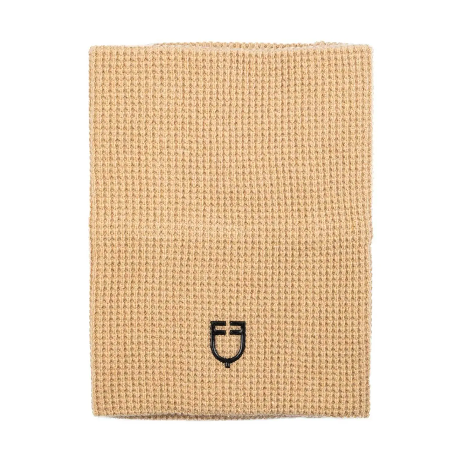 Equestro Beige Wool Neck Warmer