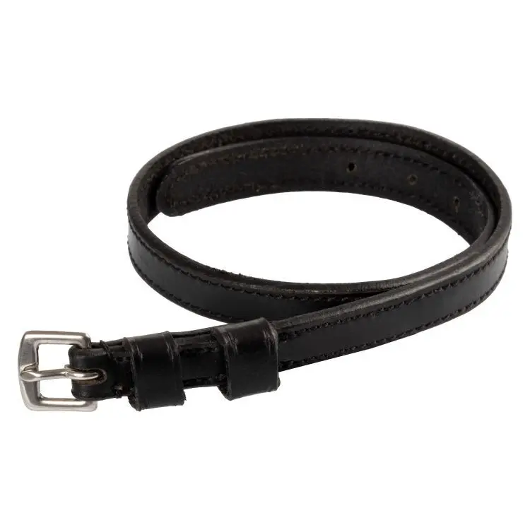 Equestro Noir Horse Spur Strap With Fixed Buckles
