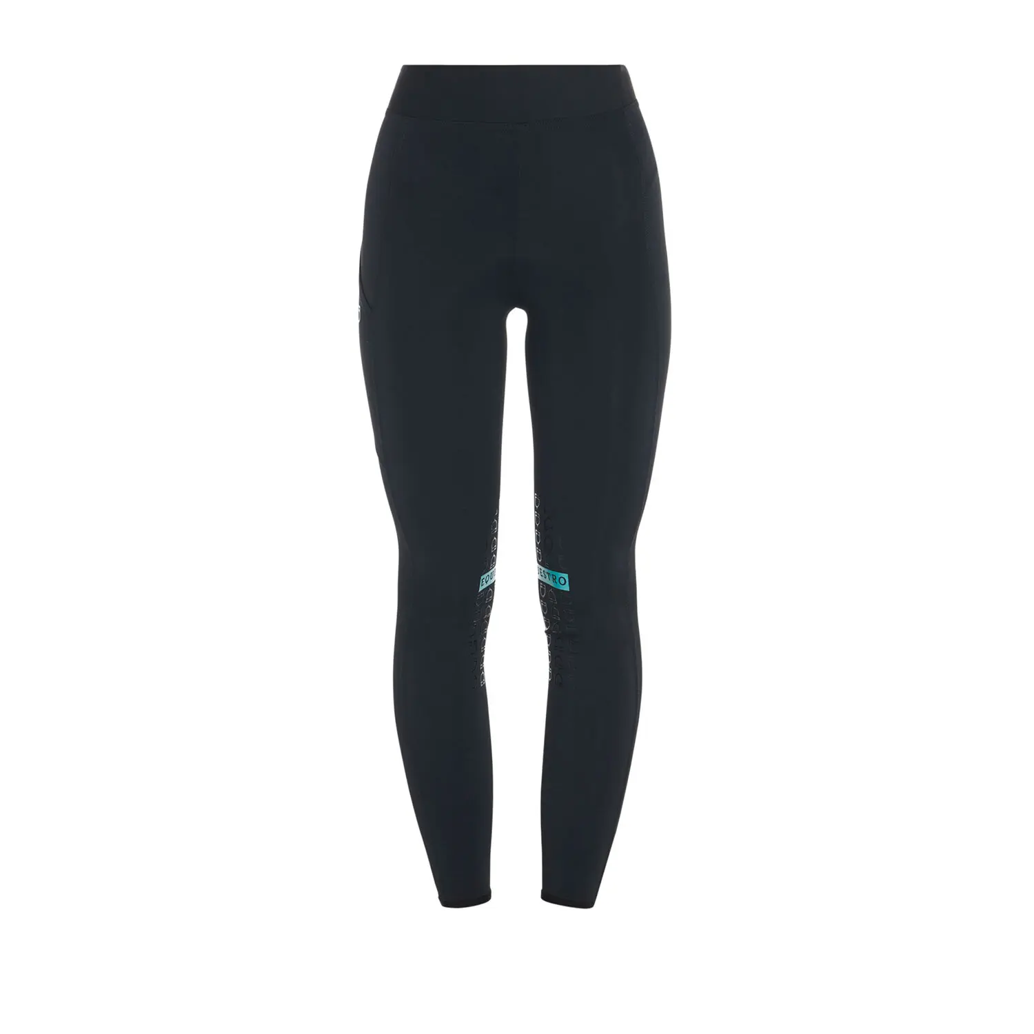 Legging équitation en tissu coupe slim full grip femme Equestro