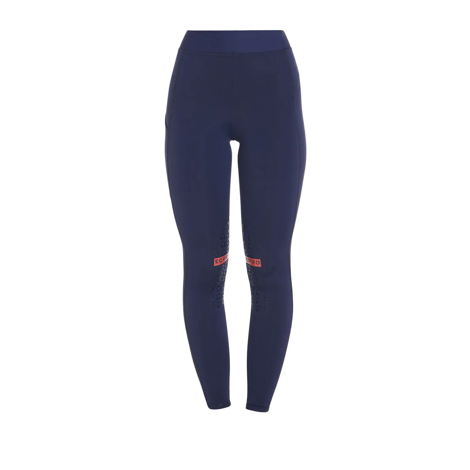 Comparer les prix de Legging équitation en tissu coupe slim full grip femme Equestro