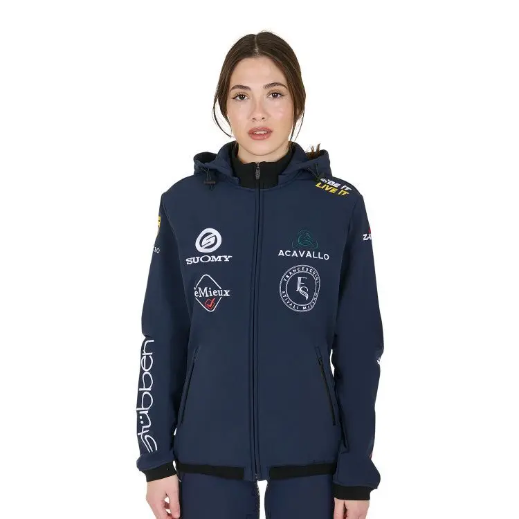 Sweatshirt à capuche softshell femme Equestro
