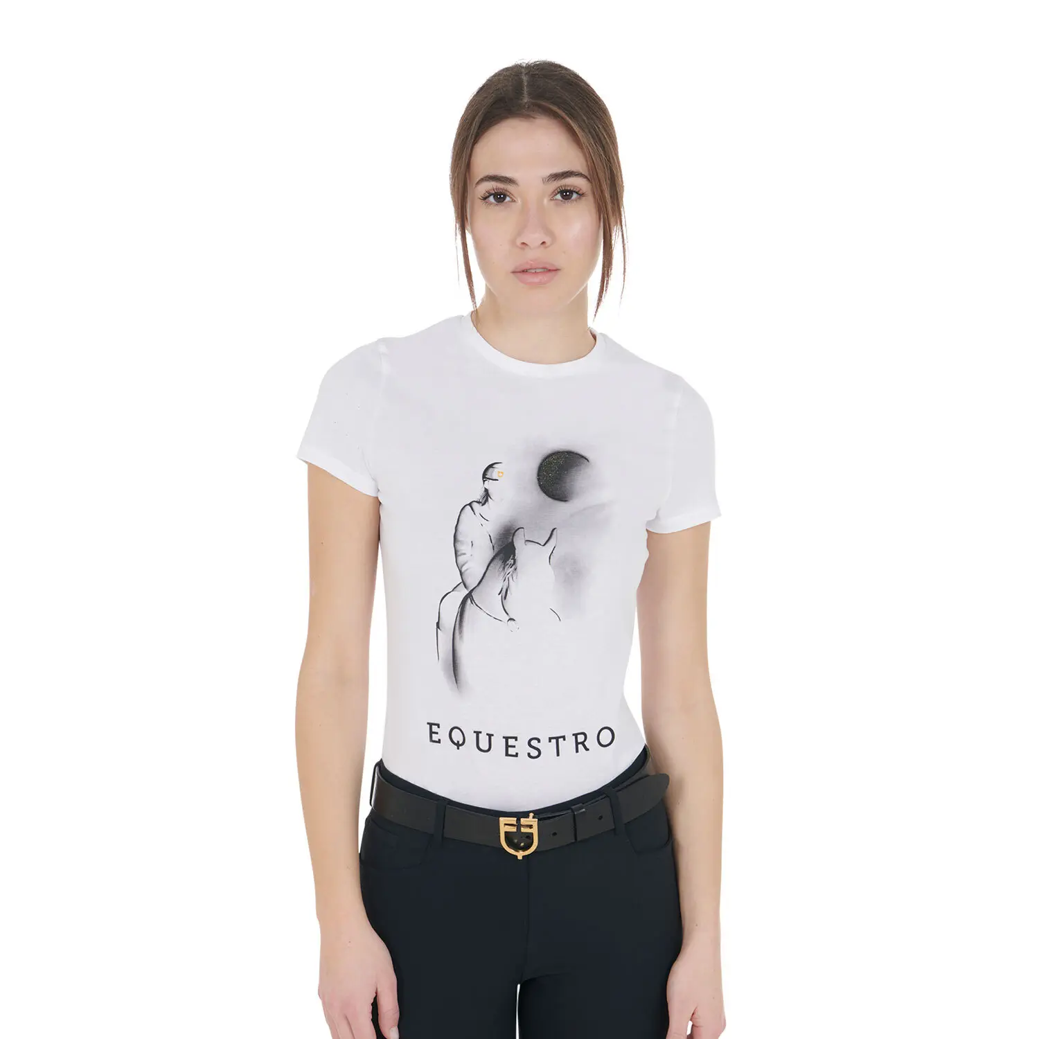 T-shirt Cotton femme Equestro
