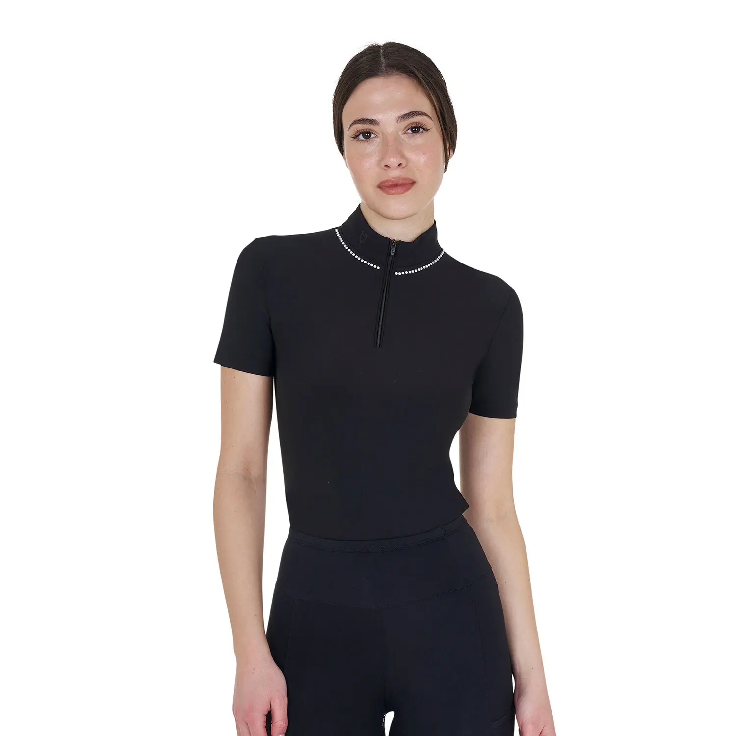 Polo d'entraînement femme Equestro Pearl
