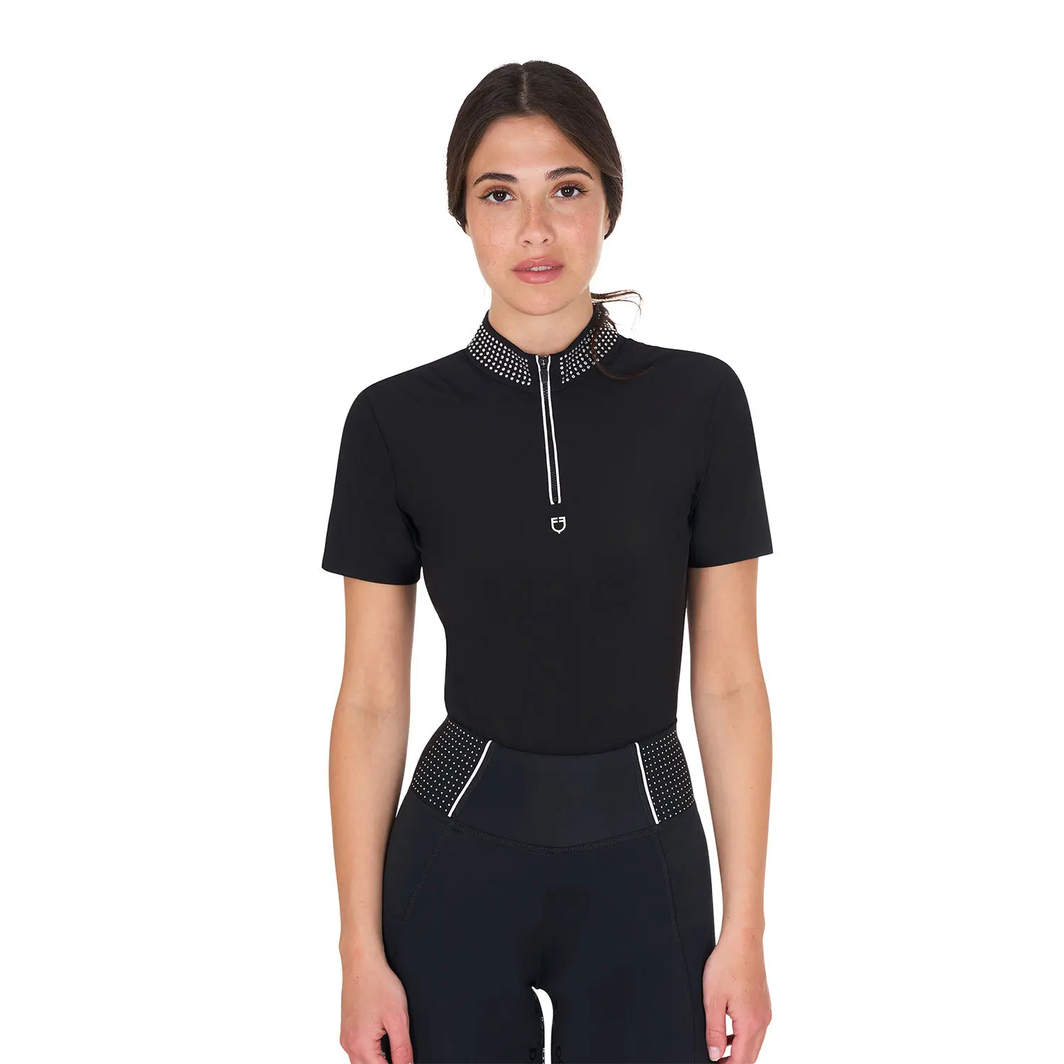 Reit-Poloshirt, Damen Equestro