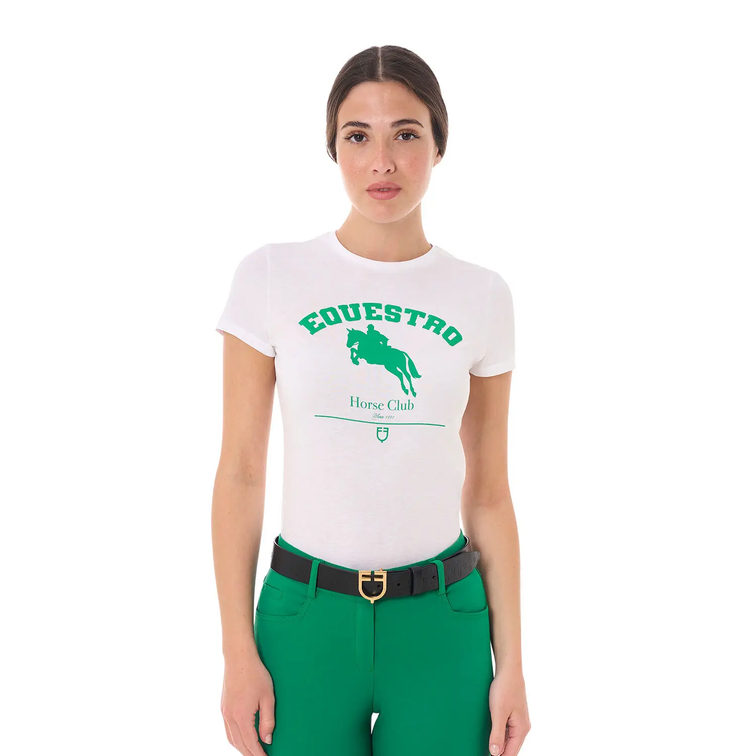 T-shirt coton femme Equestro
