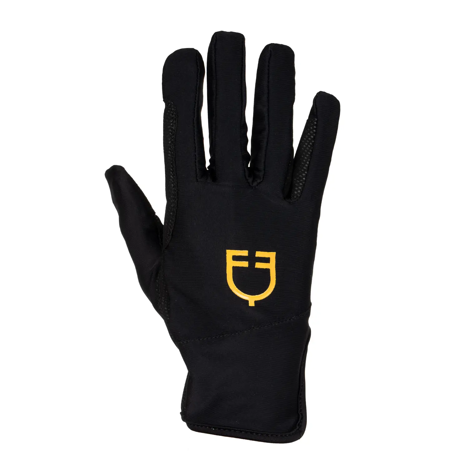 Comparer les prix de Gants d'équitation avec logo femme Equestro Lycra