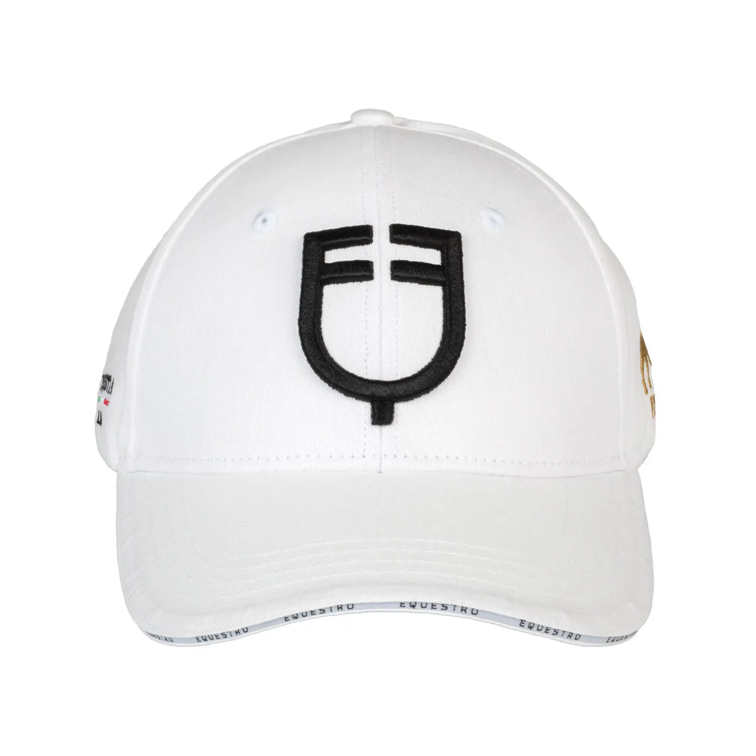 Equestro Unisex Blanc Baseball Cap X Fise
