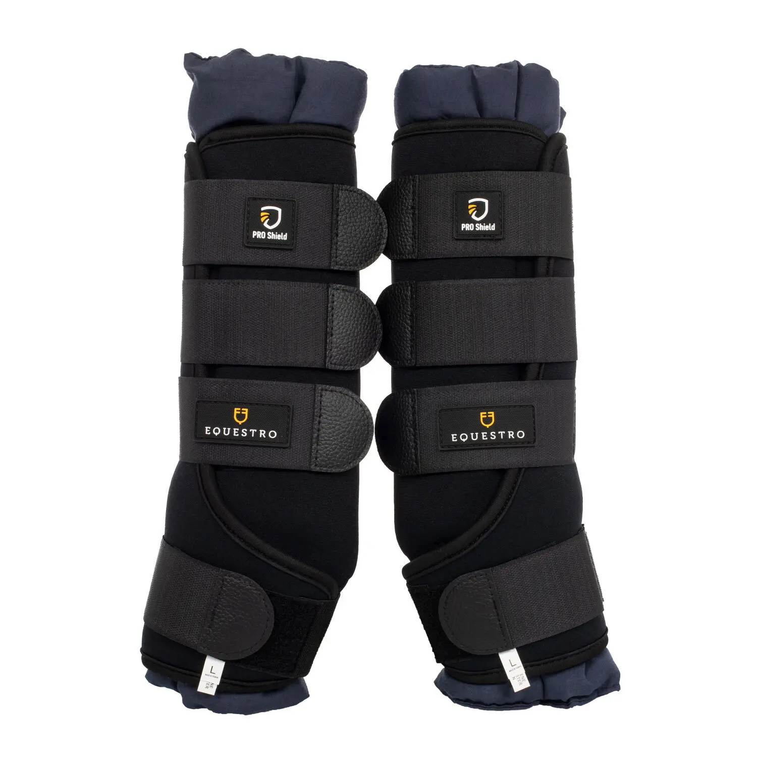 Equestro Noir Transport Boots For Horses In Neoprene (X2)