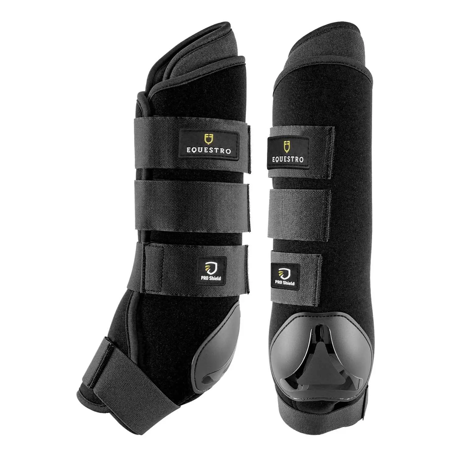 Equestro Noir Transport Boots For Horses With Ankle Support (X2)