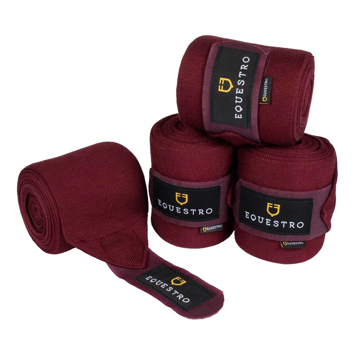 Equestro Rouge Wool Wraps For Horses (X4)