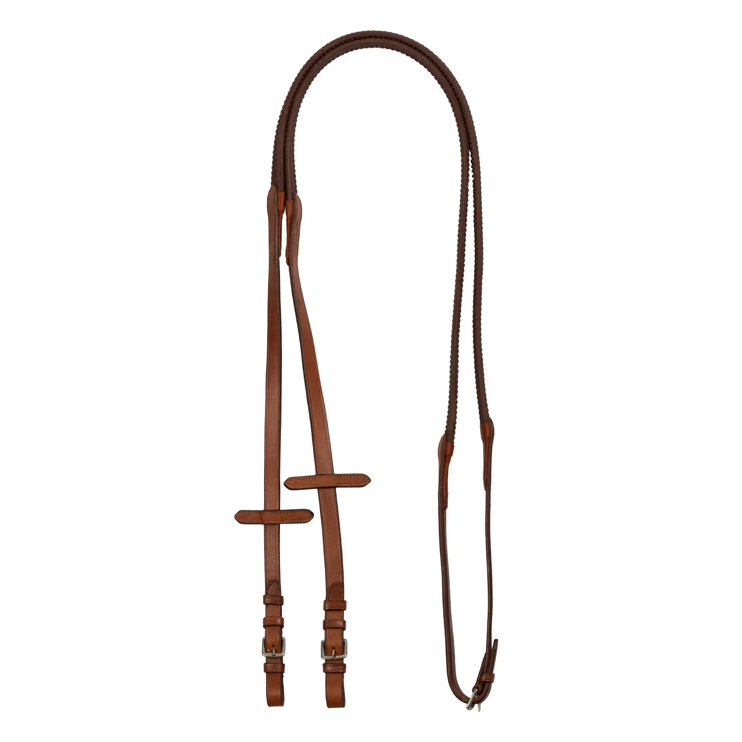 Comparer les prix de Rênes pour cheval en cuir et caoutchouc raccord Equestro