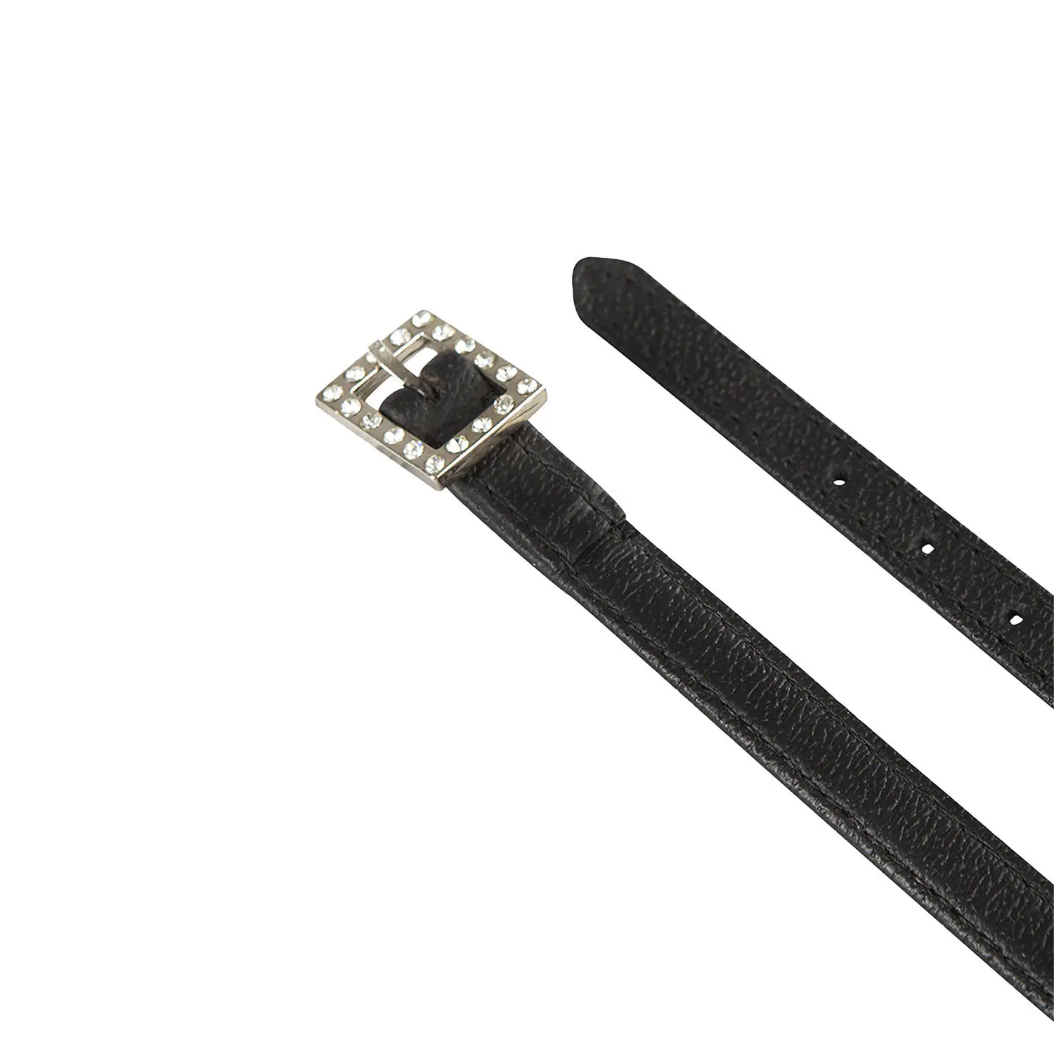 Comparer les prix de Lacets lanières d'éperons pour cheval en cuir avec boucle décorée Equestro