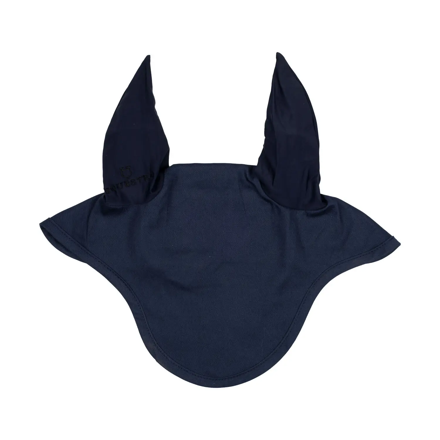 Equestro Bleu Cotton Fly Veil For Horse With Elastic Ears
