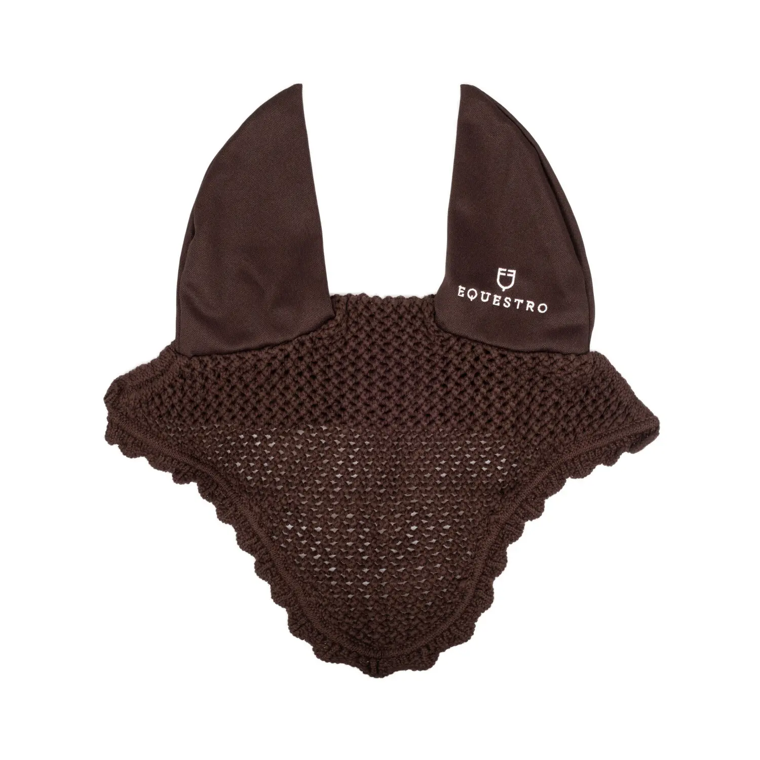 Equestro Rouge Cotton Fly Veil For Horse With Elastic Ears