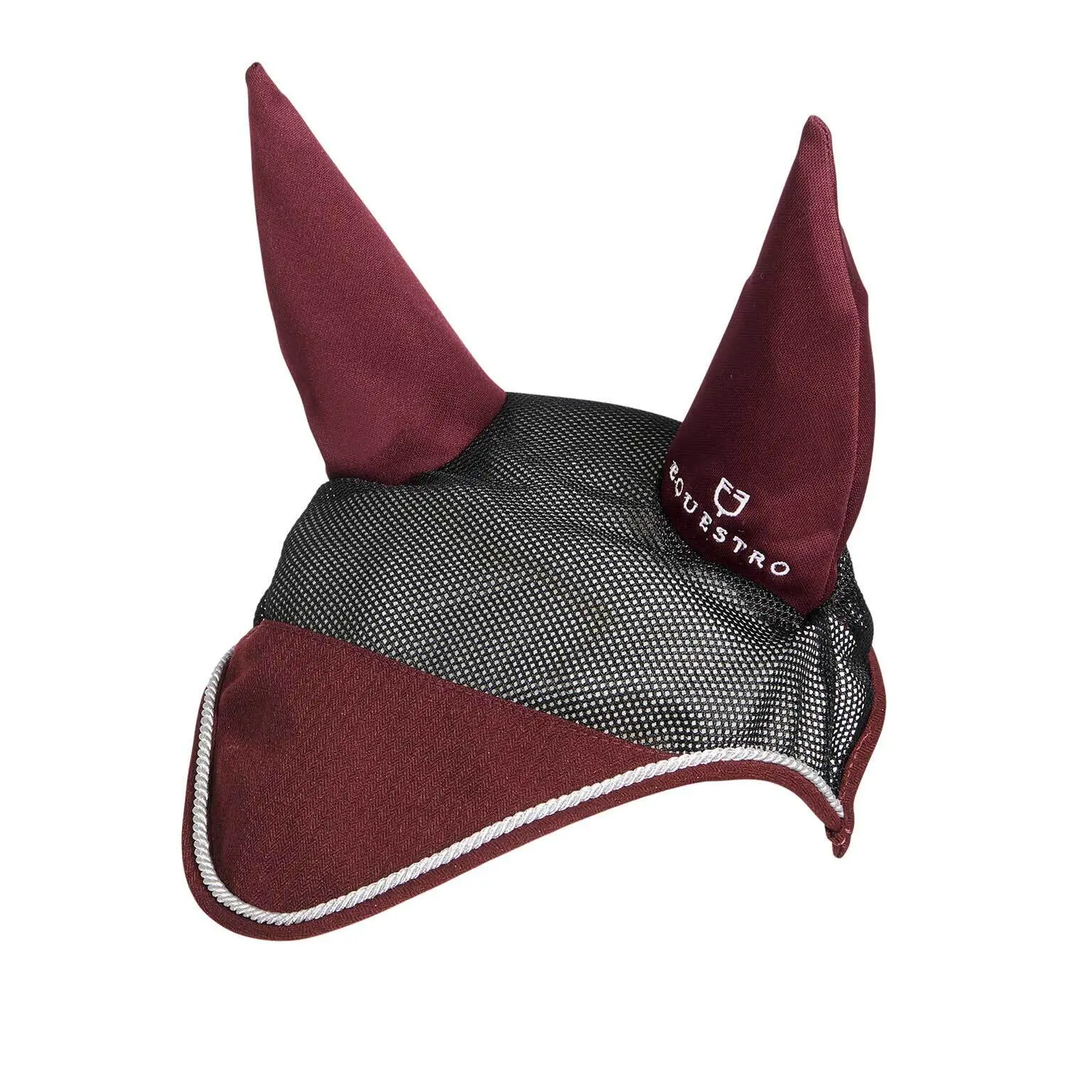 Equestro Marron Fly Mask Diamond