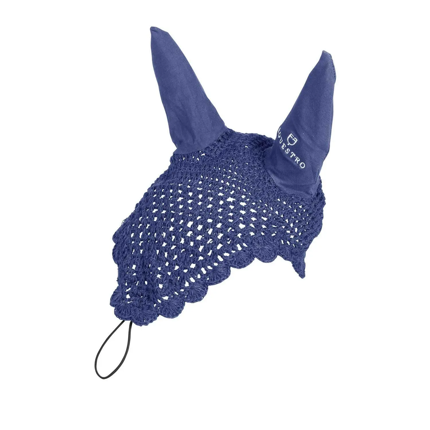 Equestro Bleu Fly Mask For Horses With A Teether