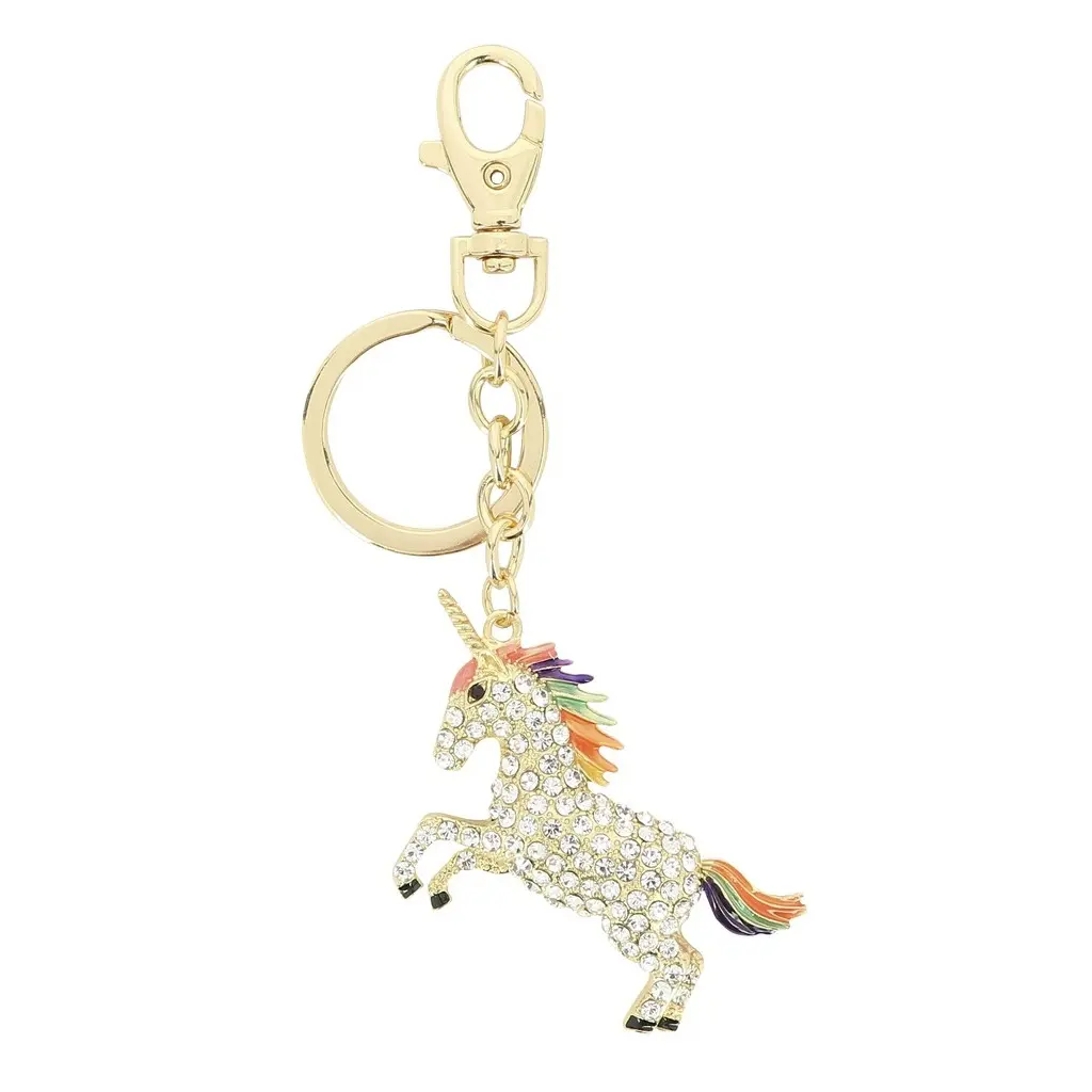 Equi-Kids Doré Set Of 5 Key Rings Licorne