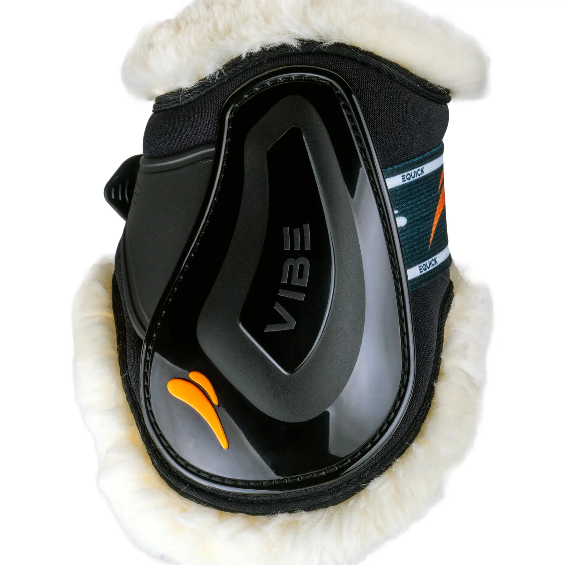 Meilleurs prix pour Guêtres postérieurs ouvertes pour cheval eQuick Vibe Fluffy