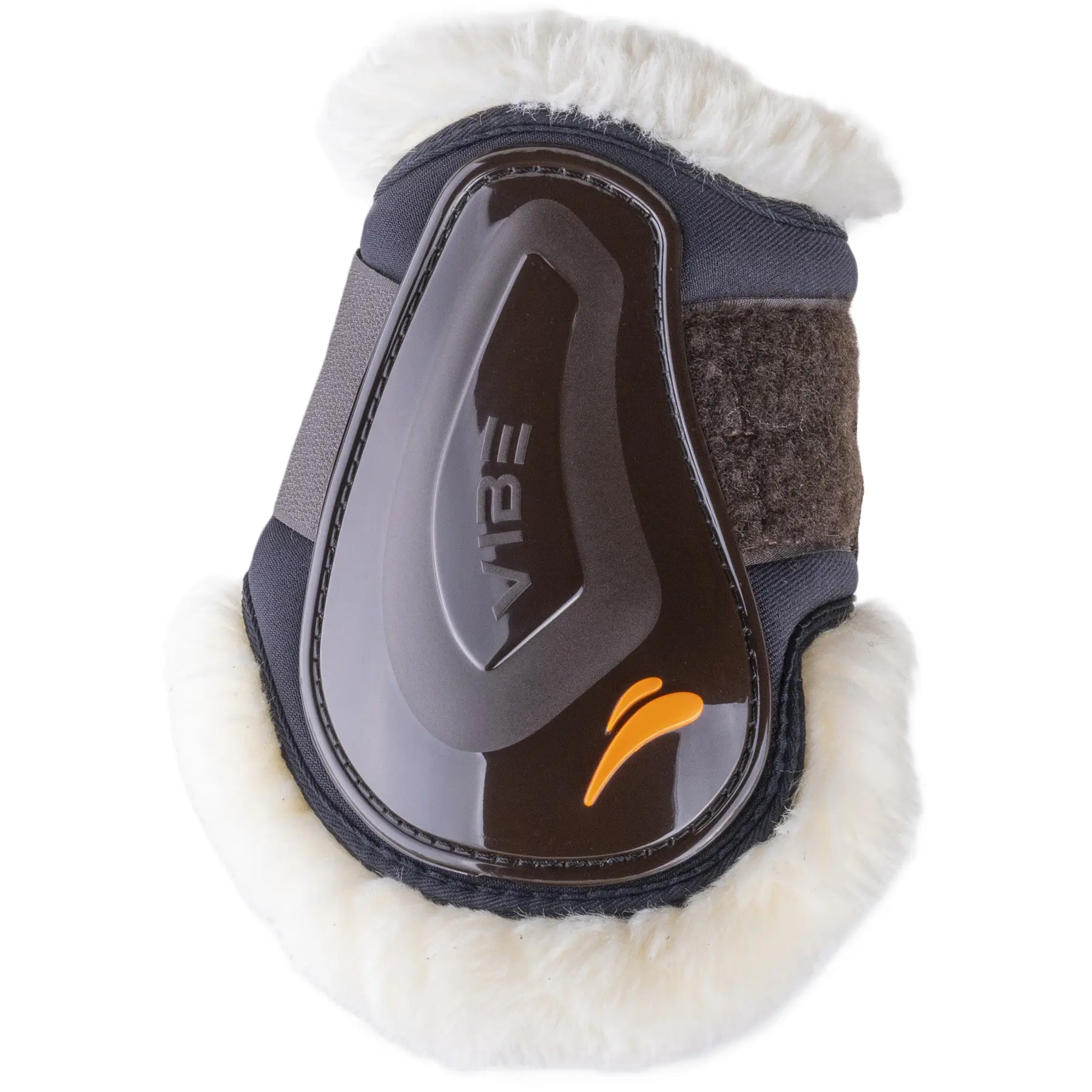 Meilleurs prix pour Guêtres postérieurs ouvertes pour cheval velcro eQuick Vibe Fluffy