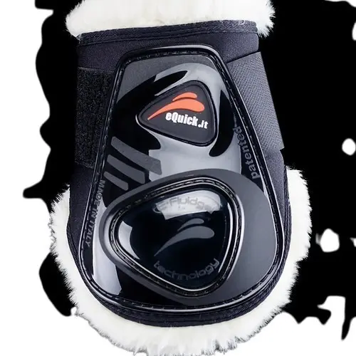 Comparer les prix de Protège-boulets pour cheval arrière eQuick eShock legend scratch fluffy