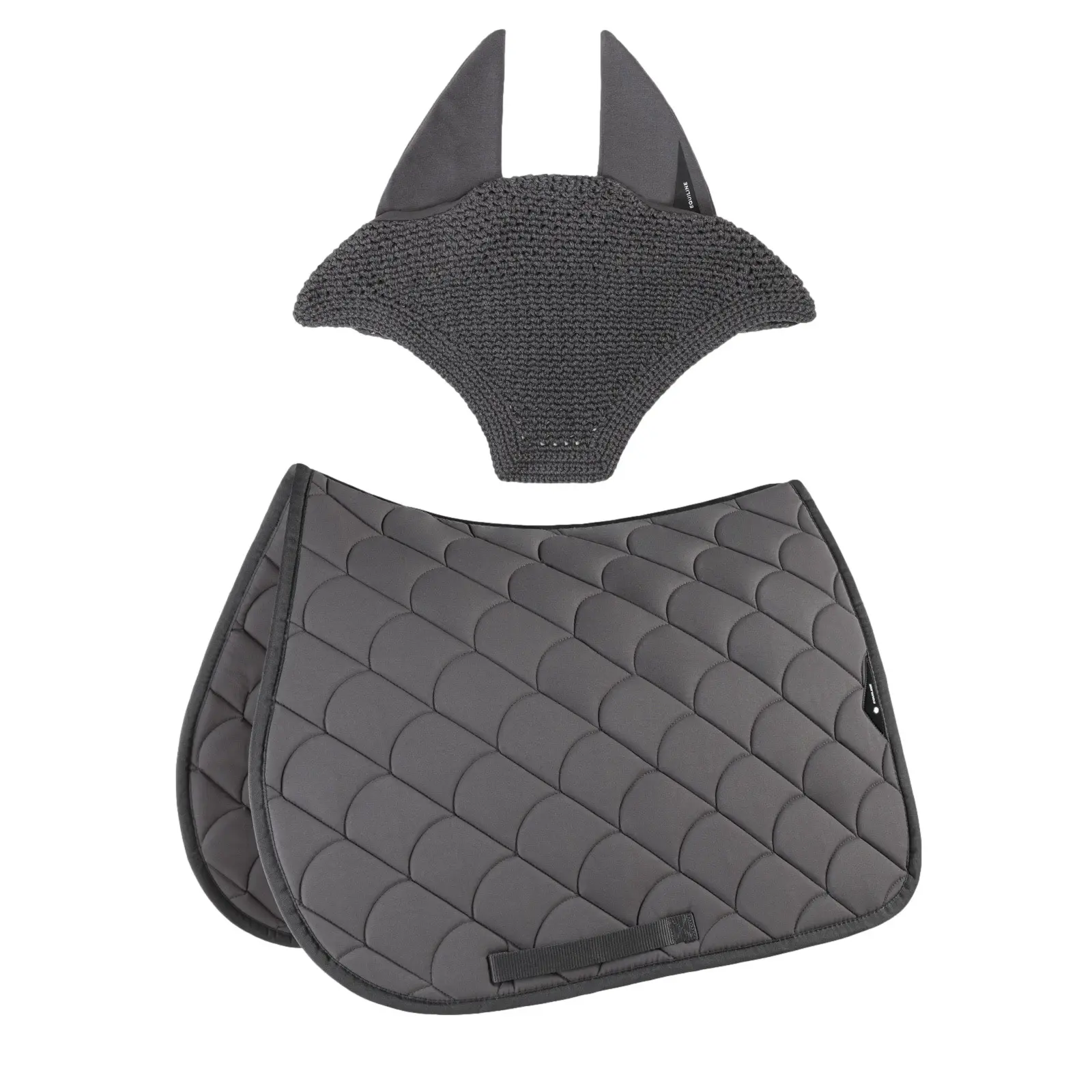 Comparer les prix de Ensemble selle pour cheval et bonnet Equiline Eqvibe