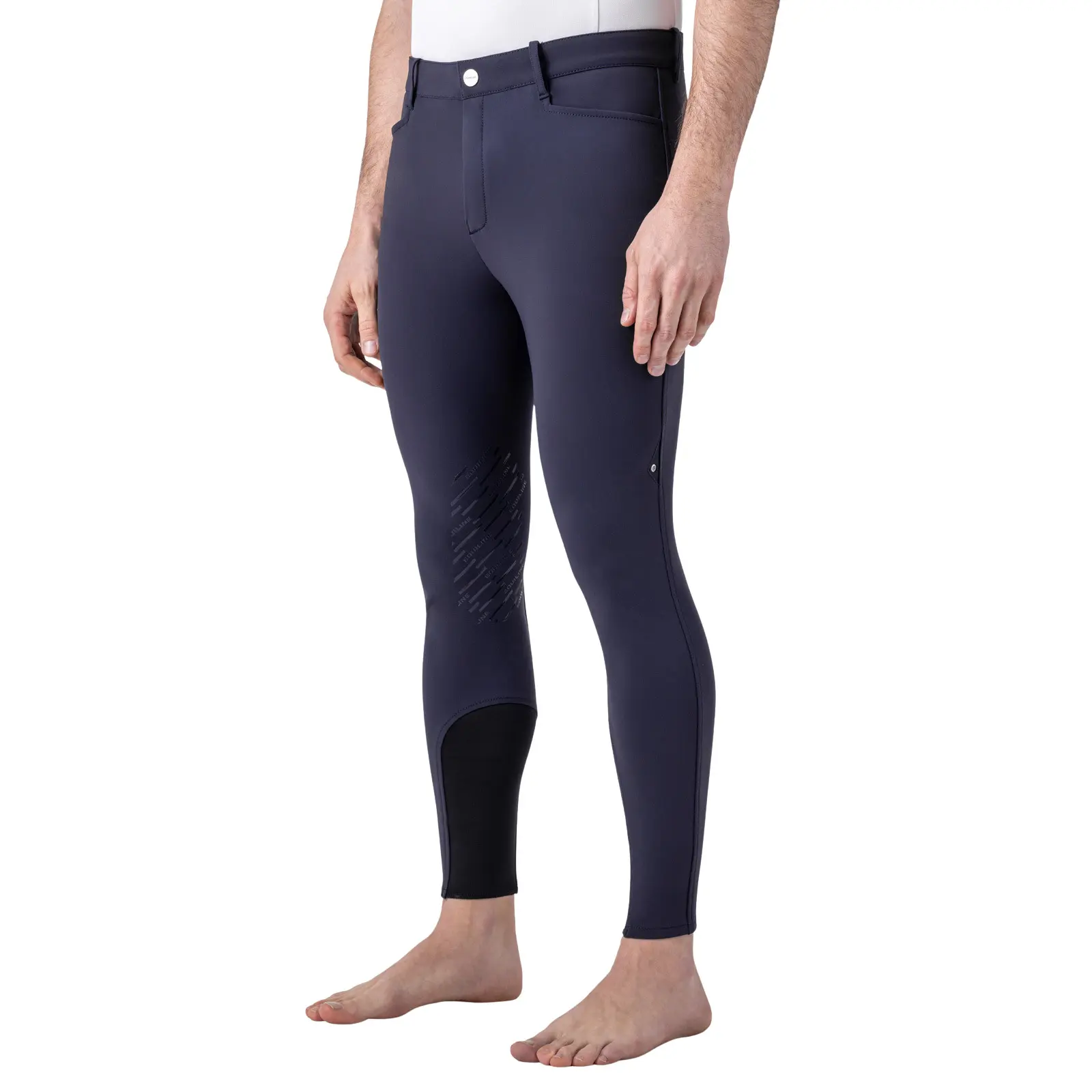 Comparer les prix de Pantalon équitation à logo mid grip Equiline