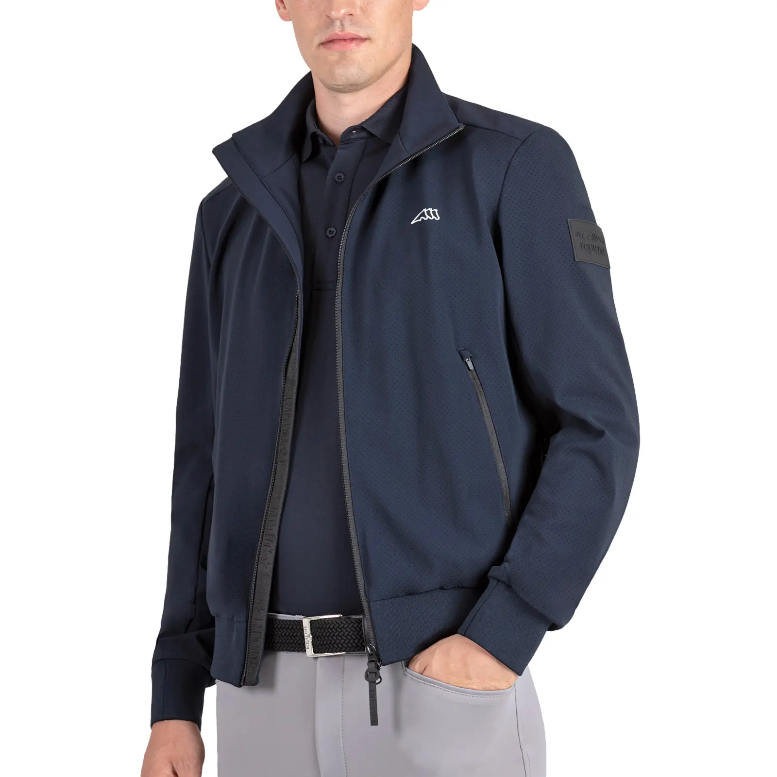 Veste équitation zippé micro-perforée Equiline Cussiec