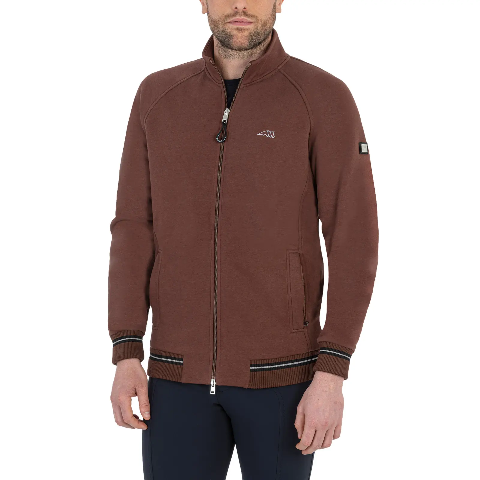 Sweatshirt équitation à capuche zippé Equiline Cilenec