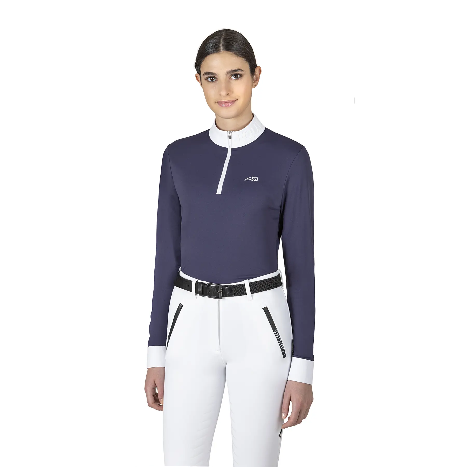 Polo de concours manches longues femme Equiline Casec
