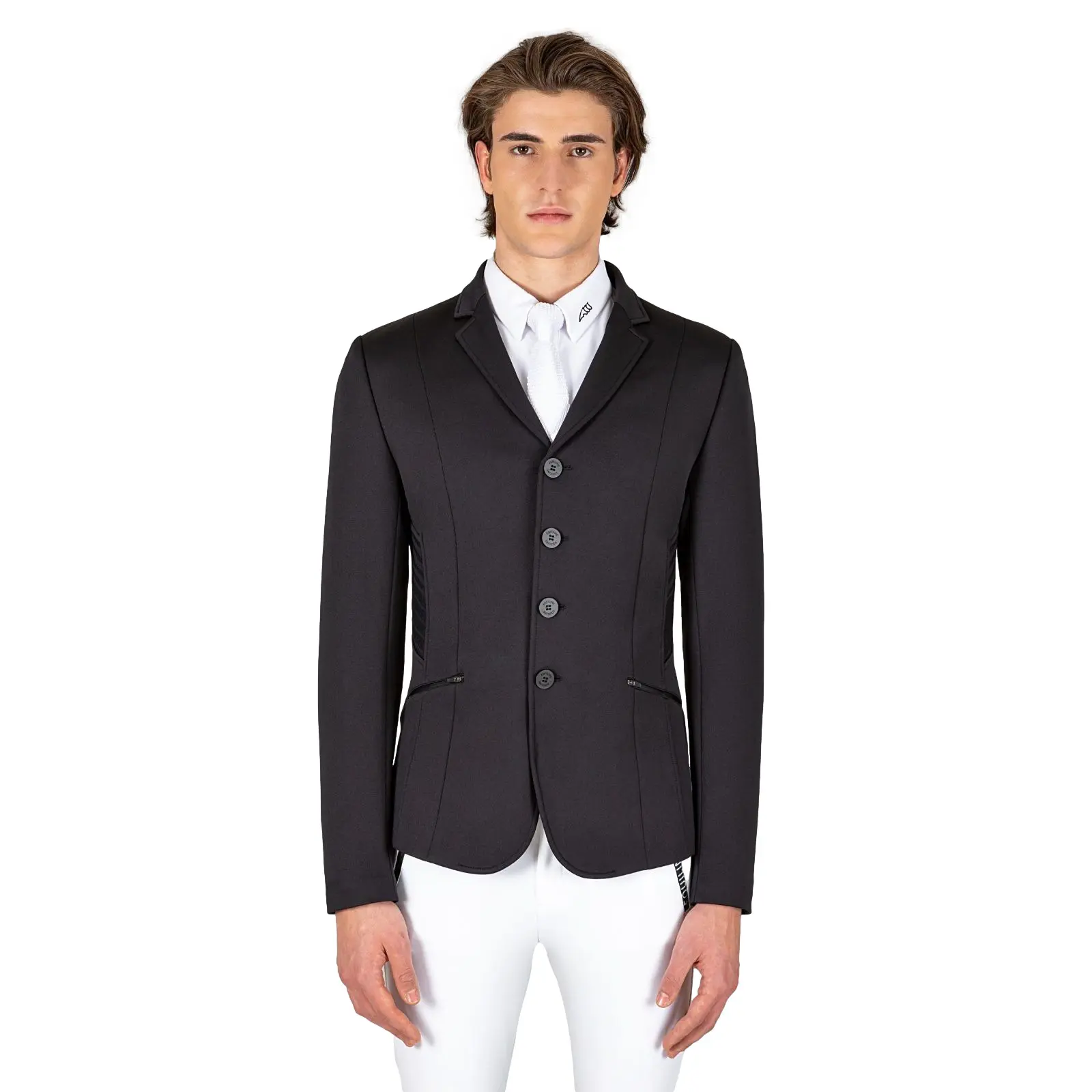 Veste de concours avec dos et côtés en maille technique Equiline Croftec