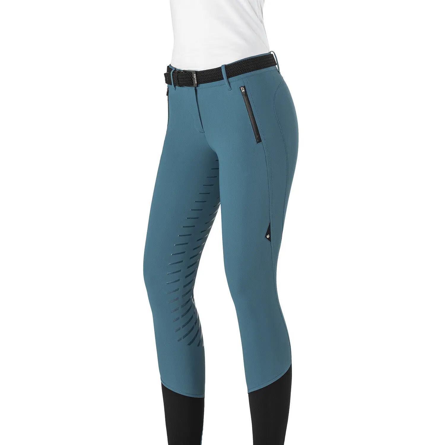 Pantalon équitation femme full grip Equiline Nortik Teal